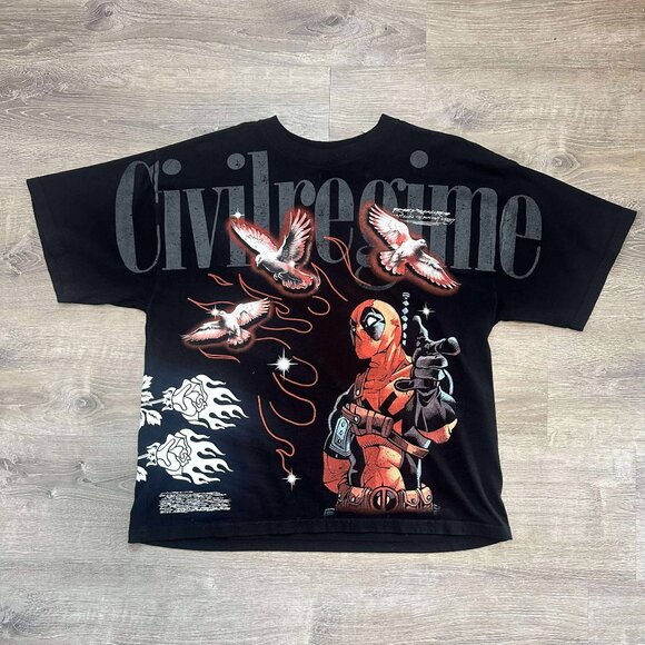 Civil Regime X Dead Pool Oversized Tee - Men’s Large - Picture 6 of 7